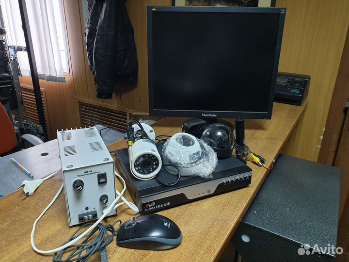Система видеонаблюдения на 5камер бу
