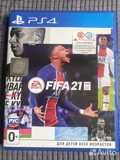 Диск Fifa 21 для PS4