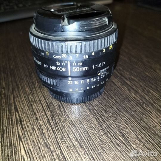Объектив nikon 50mm 1:1.8 d