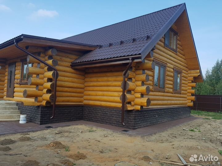 Рубленные бани из бревна