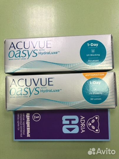 Линзы контактные acuvue oasys 1 day -8,5