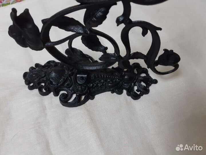 Старинный держатель, кронштейн для лампы