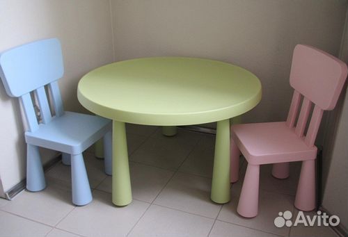 Стол и стулья маммут