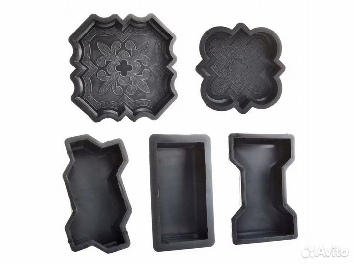 Формы краски для тротуарной плитки