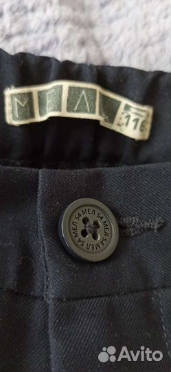 Брюки для мальчика синие р 116-122