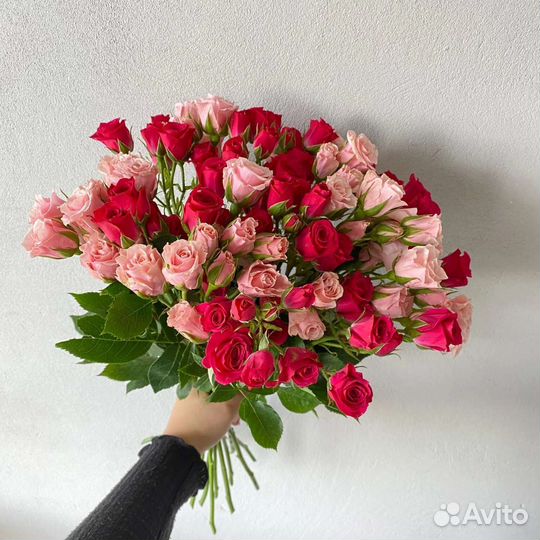 Цветы розы букет