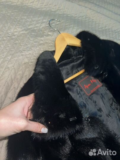 Шуба норка/мутон б/у 40-42