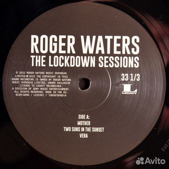 Виниловая пластинка Waters, Roger - The Lockdown S