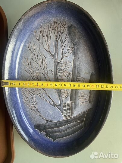 Блюдо декоративное 34x24x4 Чайник в Подарок