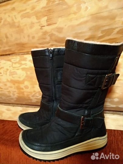 Сапоги зимние, ecco, сапоги для девочки, р.38