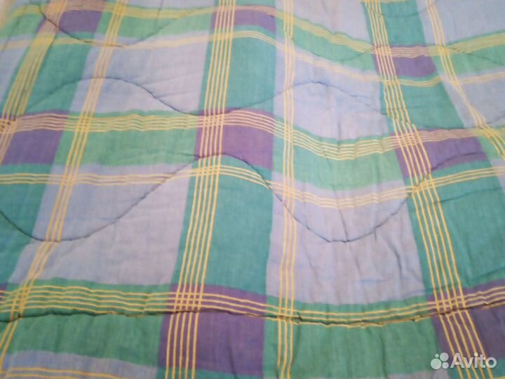 Одеяло овечья шерсть, верх хлопок