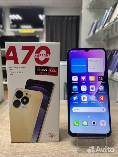 Itel A70, 4/128 ГБ