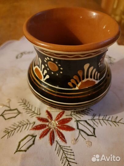 Винтажная вазочка из керамики