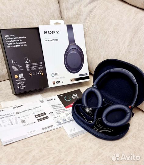 Наушники Sony WH-1000XM4 Midnight Blue