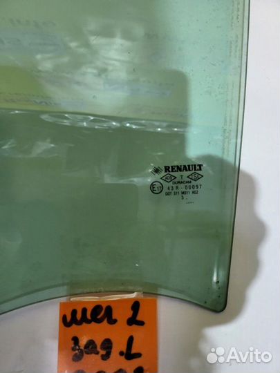Стекло двери Renault Megane 2