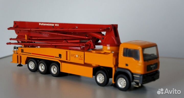 Бетононасос Putzmeister 52 на MAN 10x4 1/50