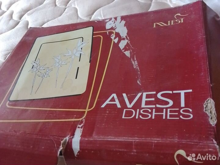 Набор квадратных тарелок