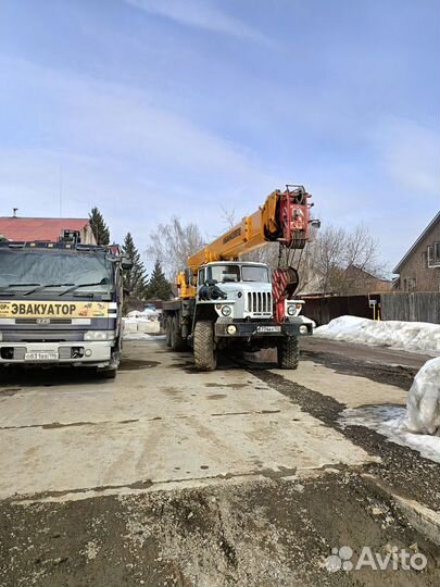 Аренда и услуги автокрана-вездехода, 25 т, 30.7 м