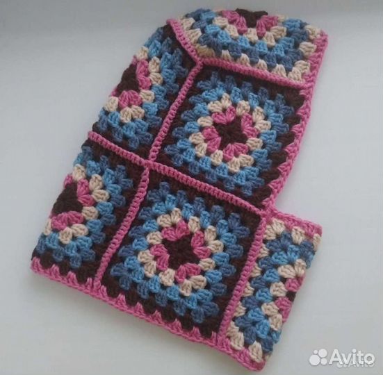 Балаклава Капор Кроше(бабушкин квадрат)