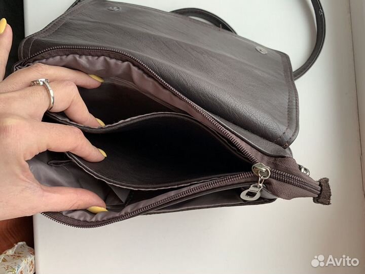 Клатч сумка замша/ экокожа