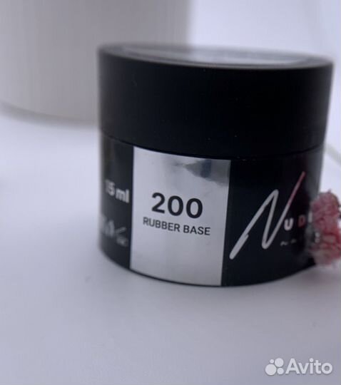 База каучуковая (rubber base) для ногтей новая