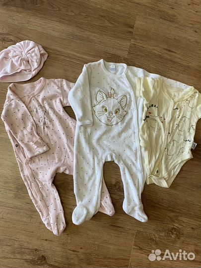 Вещи пакетом на девочку 62 68 74