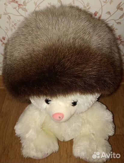 Шапка меховая песец р. 56 3(XL)