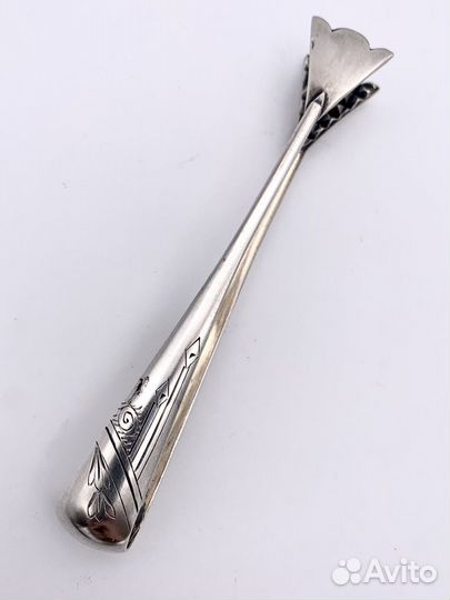 Щипцы для сахара серебряные серебро 84 проба