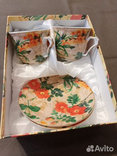 Чайный подарочный набор 2 чайные пары