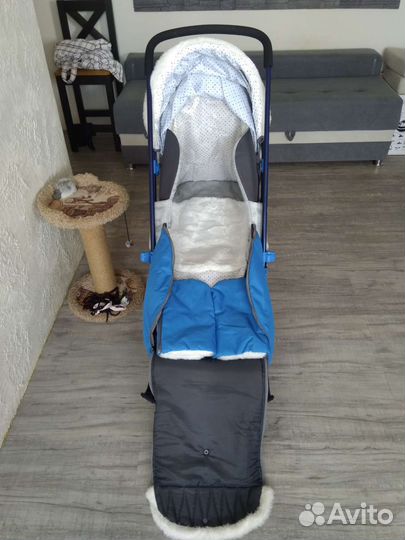 Детские санки коляска Ника