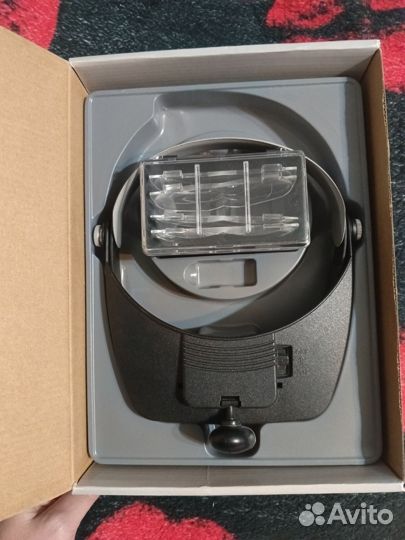 Лупа-кепка с подсветкой