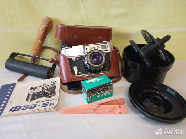 Плёночный фотоаппарат фэд-5В, принадлежности