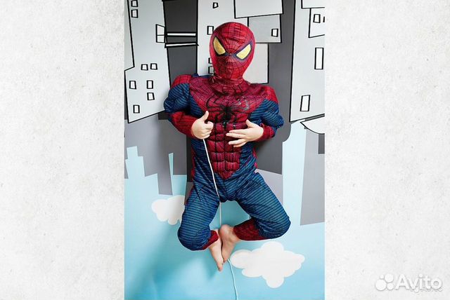 Реалистичный костюм человек Паук