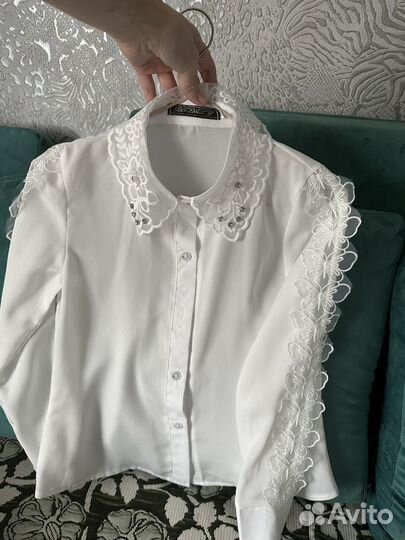 Блузки школьные пакетом 140