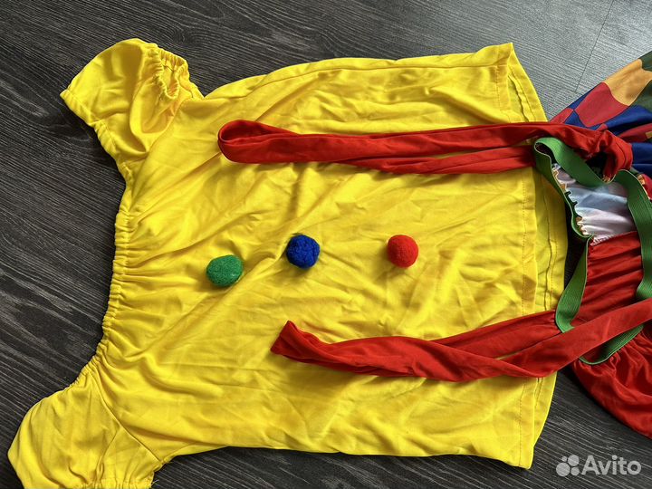 Костюм клоуна взрослый 160-170 см