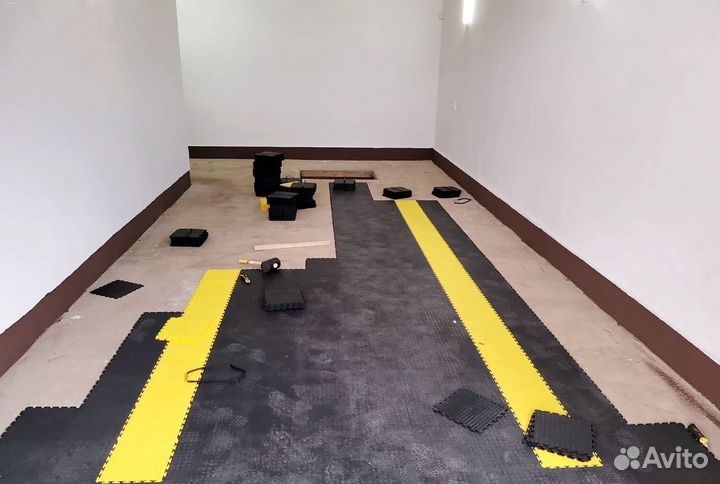 Модульная пвх плитка для гаража