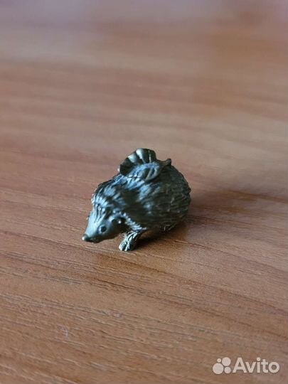 Подвеска ёжик серебро