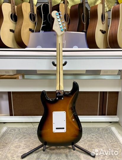 Гитара fender squier sonic strat 2 tone sunburst