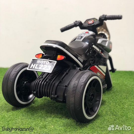Детский электромобиль трицикл moto HL223