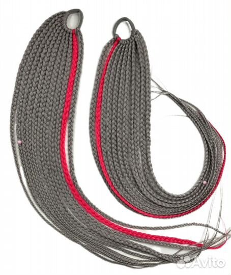 Афрорезинки, 2 штуки, Ручная работа