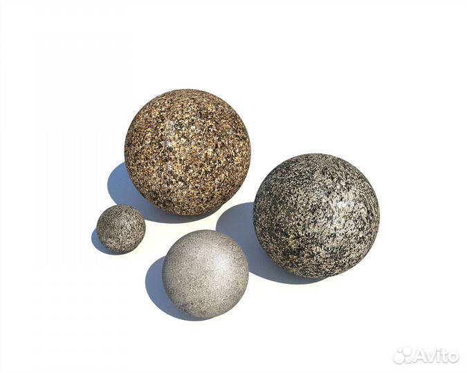 Шары из архитектурного бетона