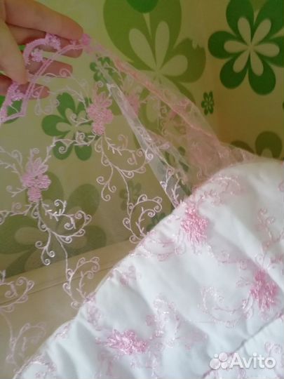 Детское одеялко для выписки девочки