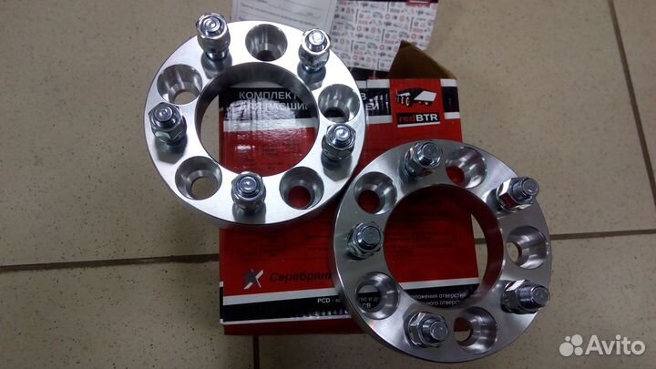 Проставки колесные redBTR 5x114,3 св 82мм, 30мм