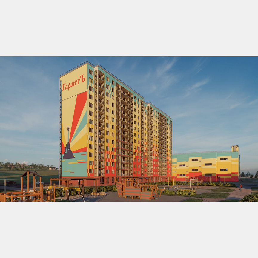 1-к. квартира, 40,4 м², 7/15 эт.