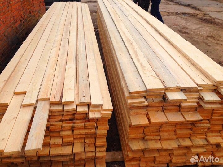 Доска из сосны без сучков 50х100х6000мм