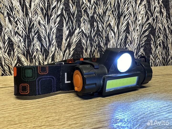 Налобный фонарь аккумуляторный LED headligh