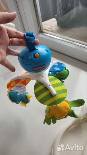 Бортики в кроватку и мобиль