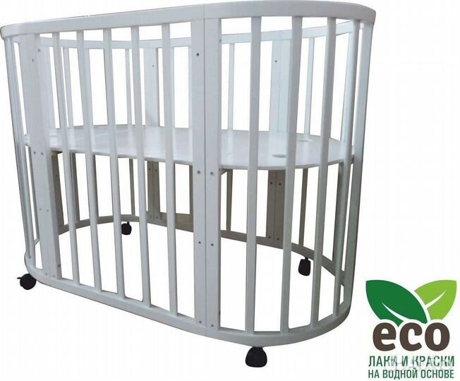 Кровать детская овальная 7 в 1