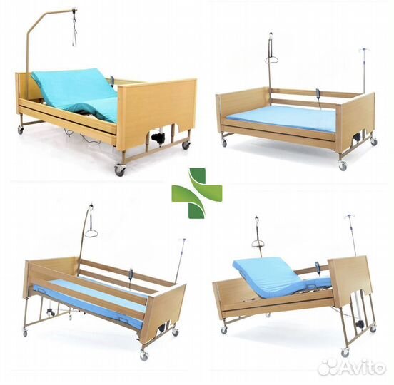 Очень широкая медицинская кровать (140 см)