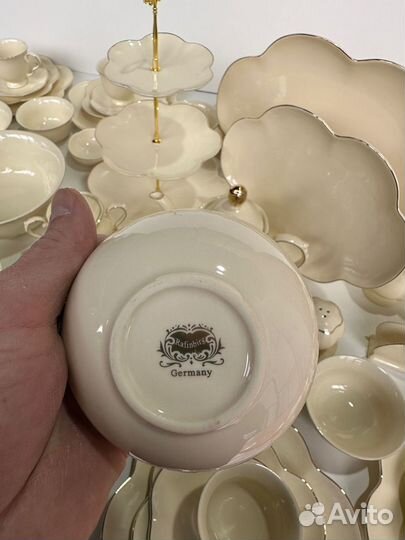 Столовый сервиз Rafinbirg Germany бежевый 12 перс